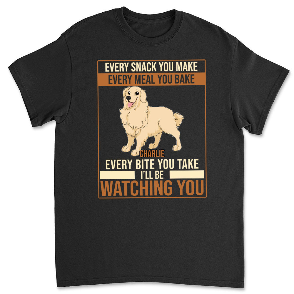 Personalized Unisex Snack and Meal - Inspired T-shirt for Pet Lovers