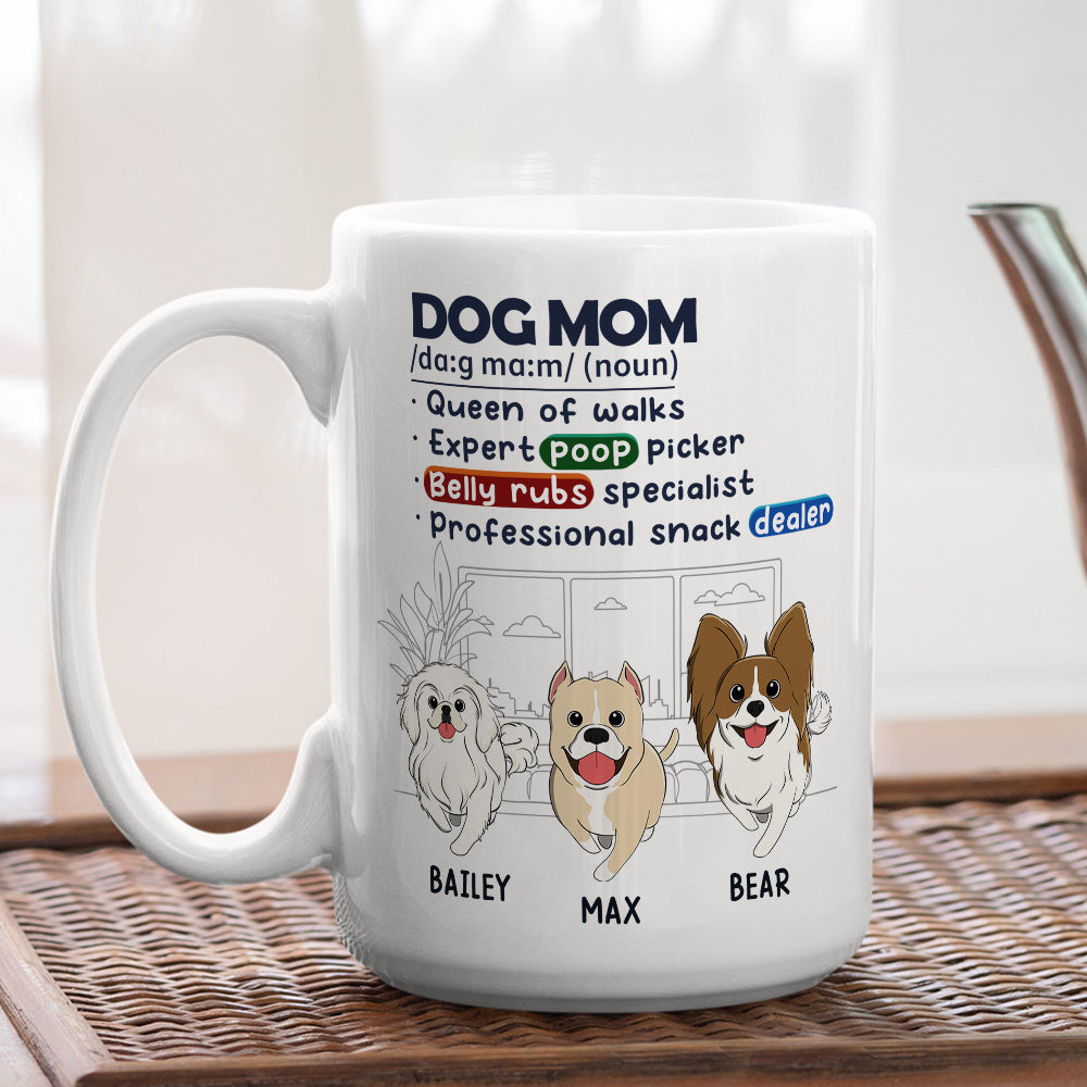 Personalized Dog King Queen of Walks Custom Coffee Mug - Ideal Gift for Loved Ones