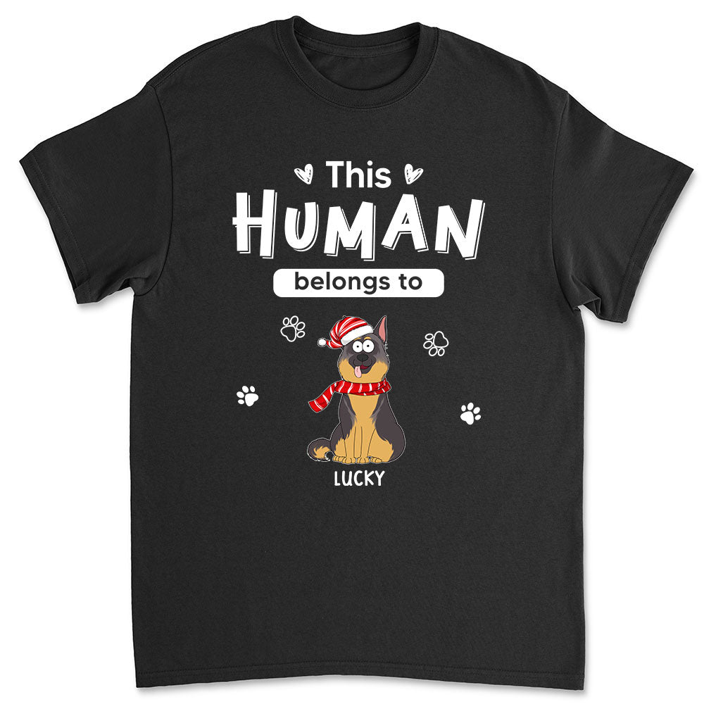 Personalized Unisex Christmas T-shirt for Pet Lovers