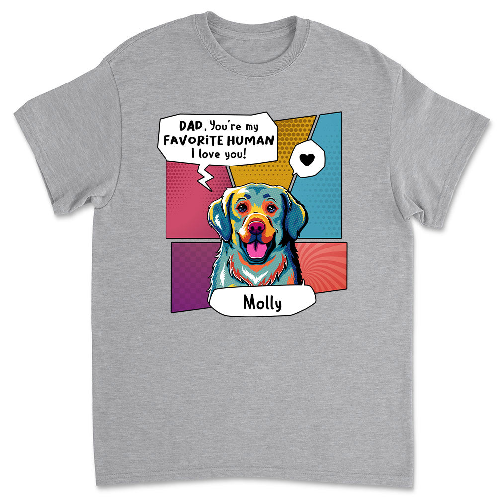 Personalized Pop Art Custom Unisex T-shirt for Pet Lovers
