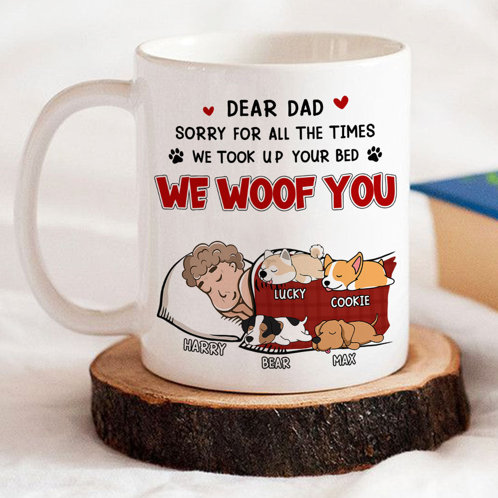 Personalized Custom Coffee Mug: 'Took Up Your Bed' Design