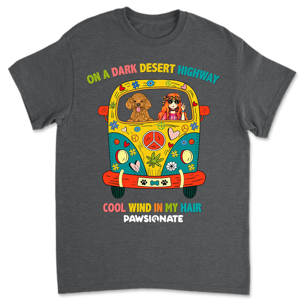 Cool Wind In My Hair - Personalized Custom T - Shirt for Pet Lovers