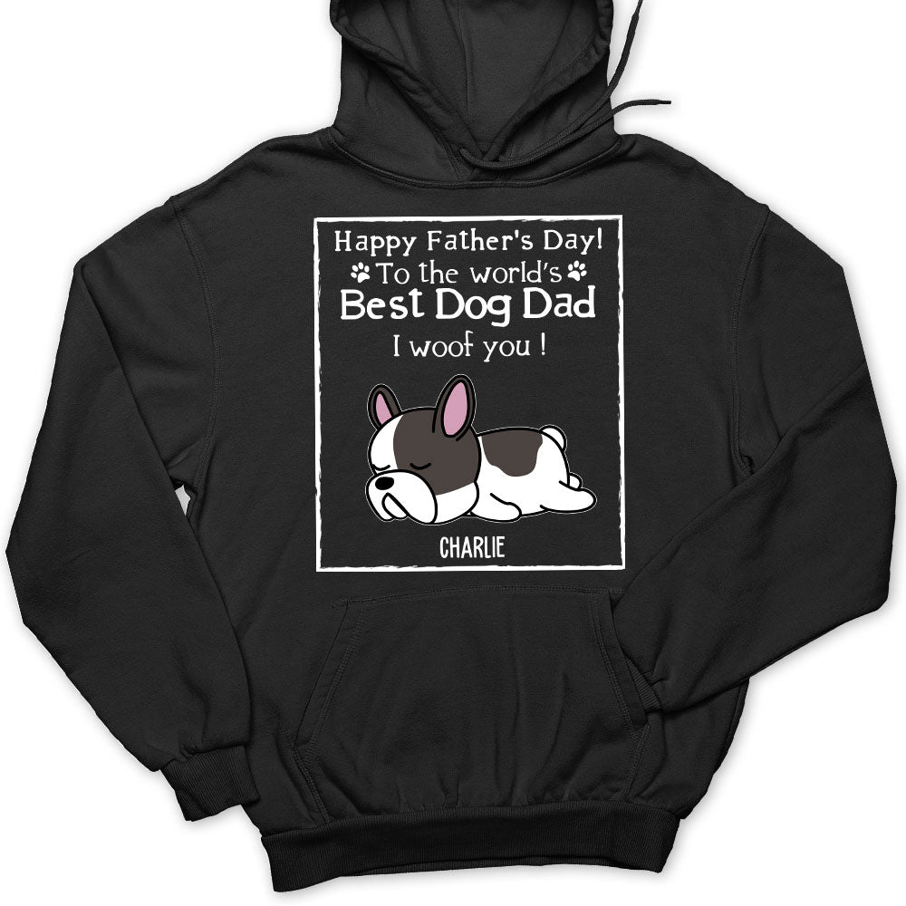 Best Woof! Personalized Custom Hoodie for Dog Dads - The Ultimate Gift