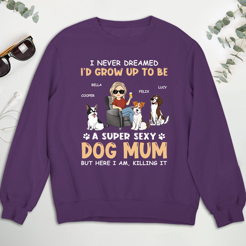 Customizable Sexy Dog Parents Sweatshirt - Ideal Gift for Pet Lovers
