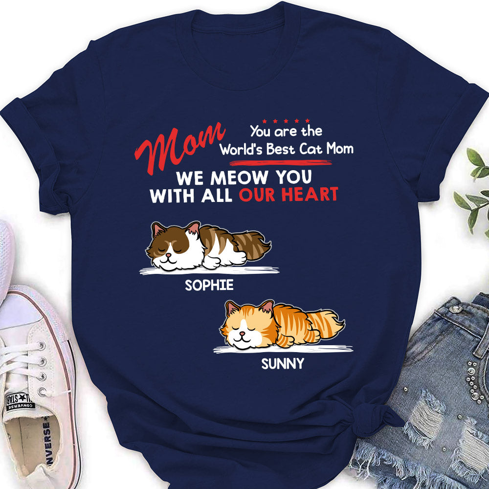Woof All My Heart - Customizable Personalized Women's Pet Lover T-shirt