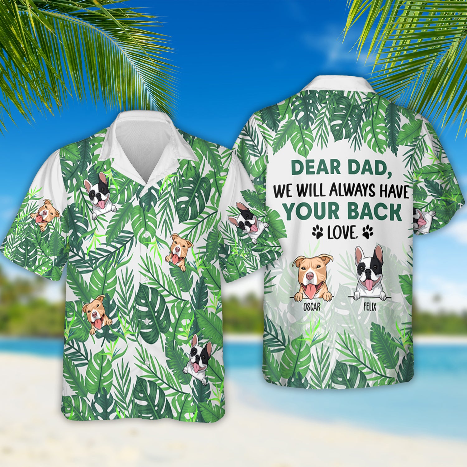 One - of - a - Kind Personalized Hawaiian Shirt for Pet Lovers