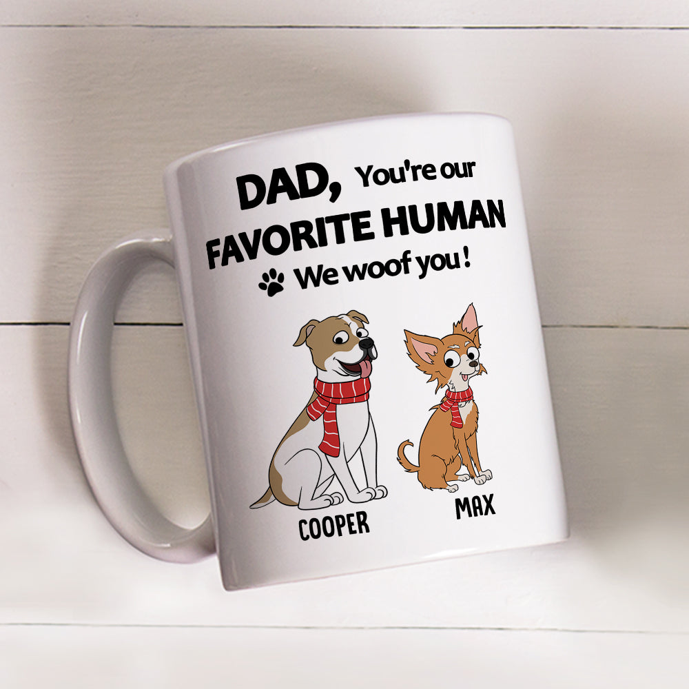 Personalized Custom Coffee Mug - The Ideal Gift for Your Favorite Human and Pet Lovers