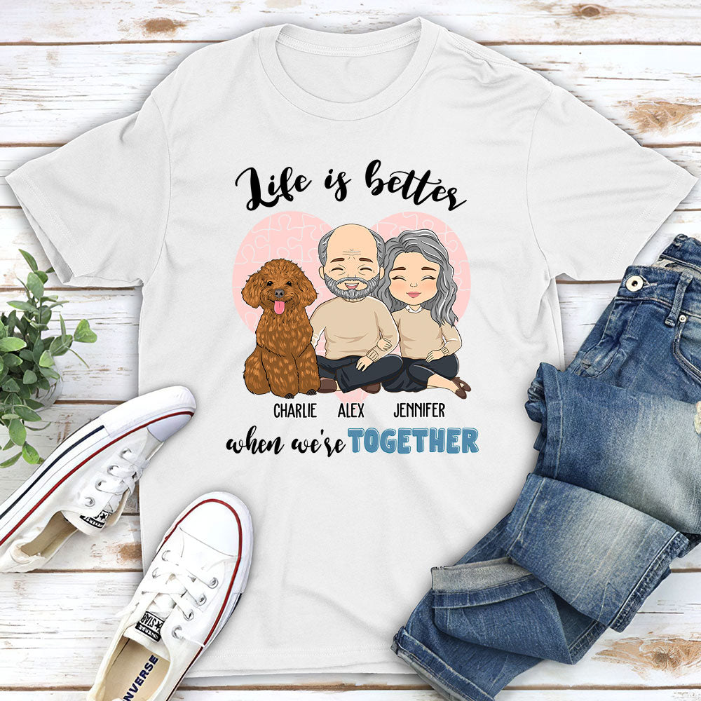 Better Together - Customizable Unisex Personalized Pet Lover T-shirt