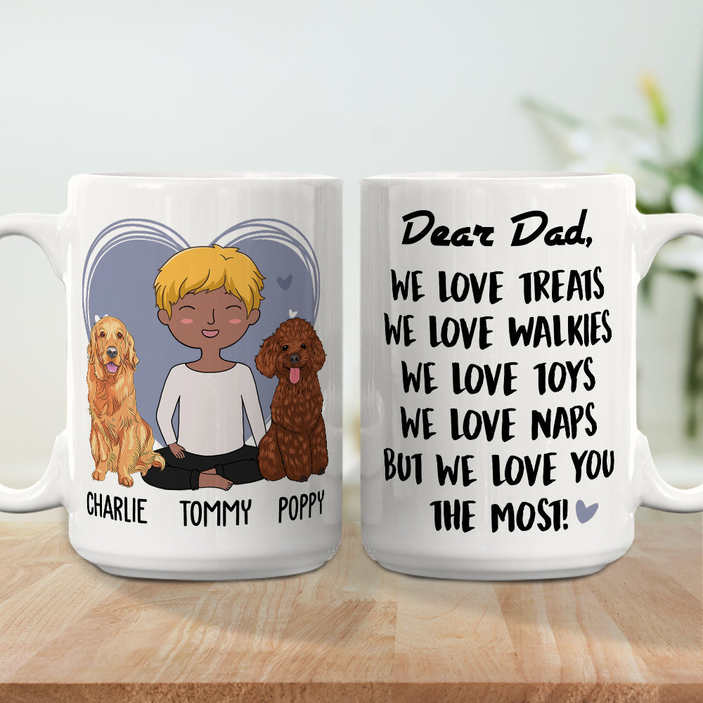 Top - Loved Personalized Custom Coffee Mug for Pet Lovers