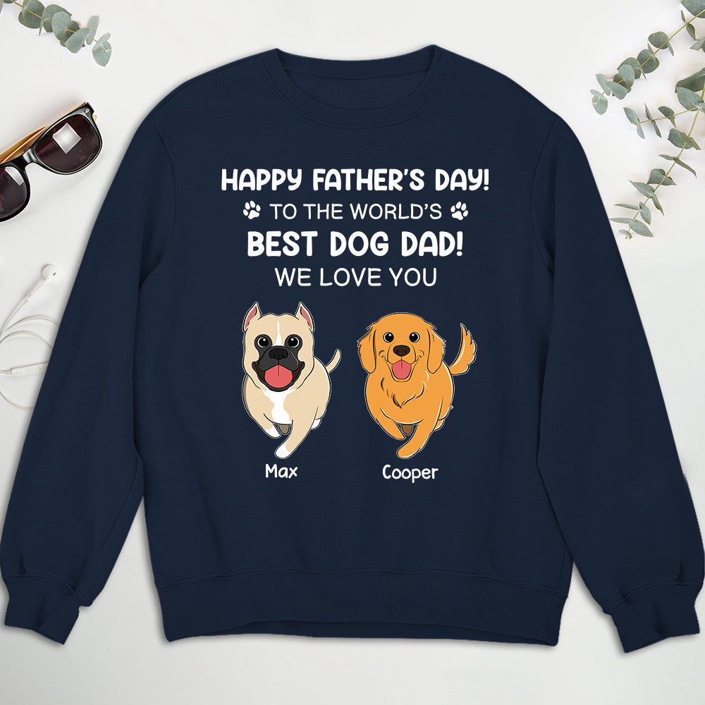 Top-Rated Personalized Custom Sweatshirt for the Best Dog Dads