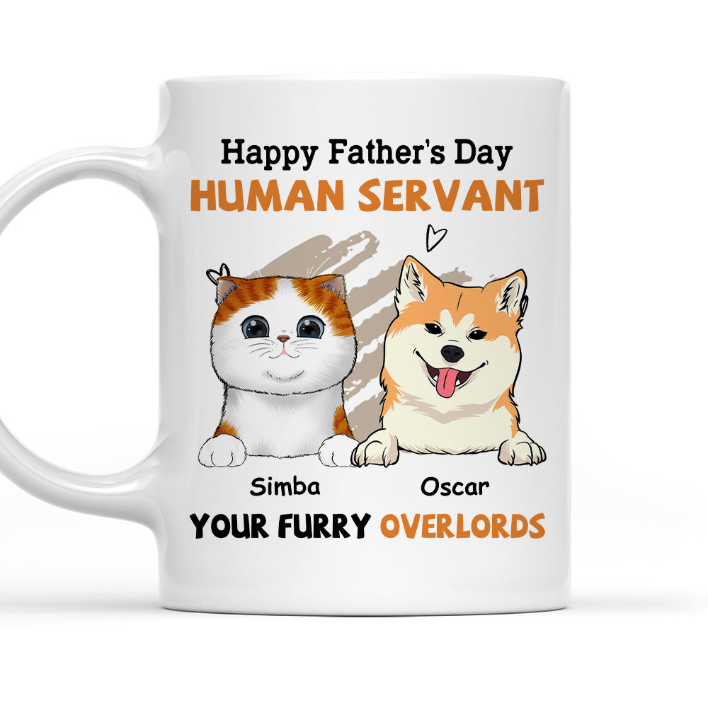 Personalized Custom 'To My Servant' Coffee Mug - Ideal Gift for Pet Lovers