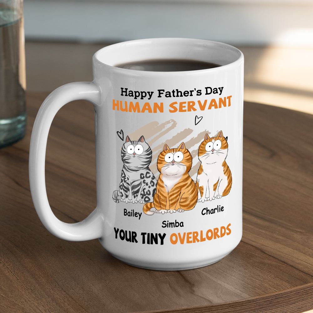 Personalized 'To My Human Servant' Coffee Mug for Pet Lovers
