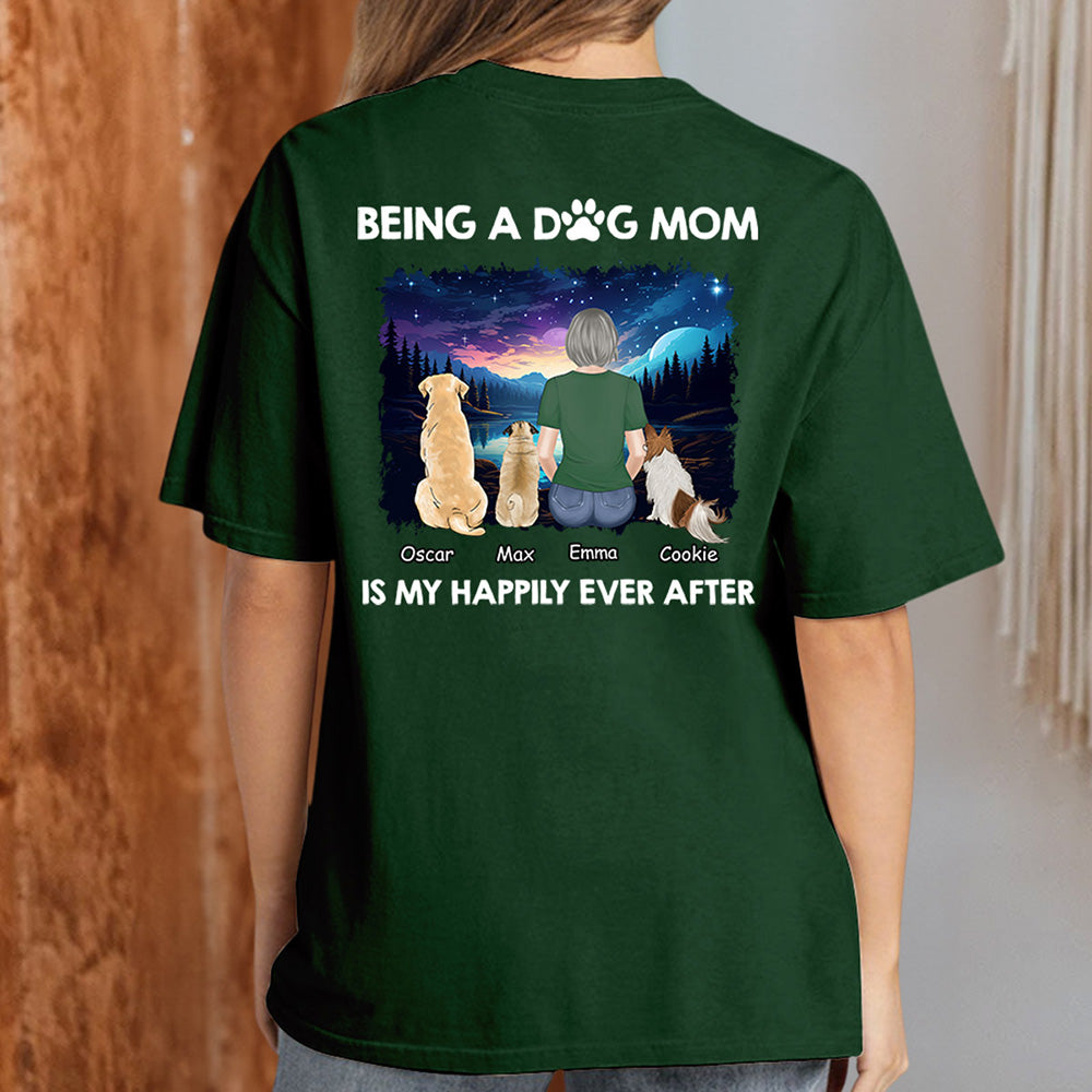 Happy Mom Together - Customizable Unisex Personalized T-shirt for Pet Lovers
