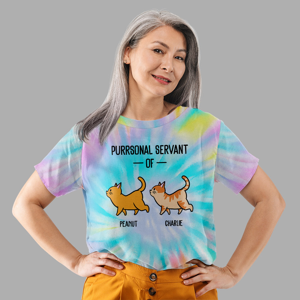 Purrsonal Servant - Unique Personalized All-over-print Comfort T-shirt