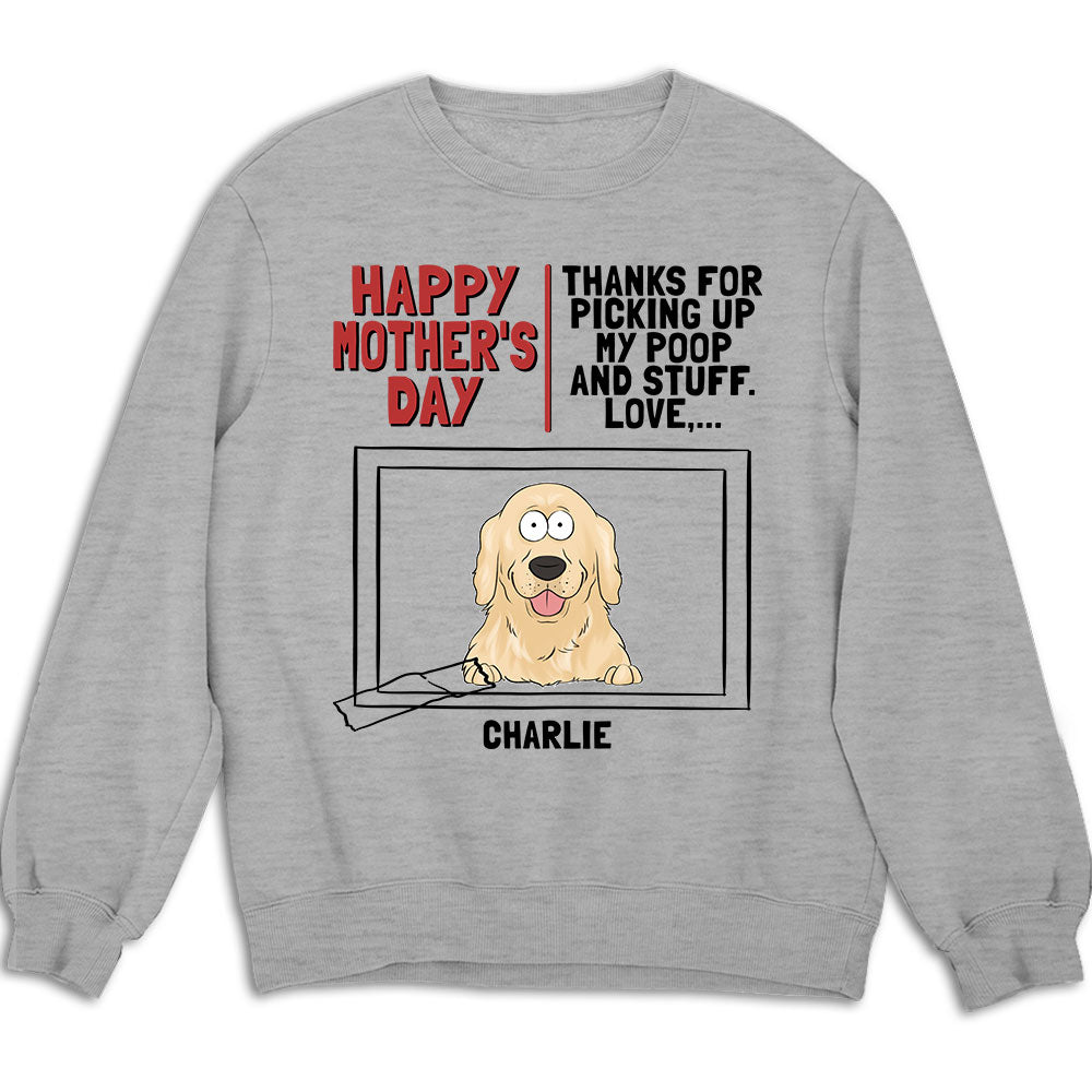 Personalized 'Thanks For Picking Up' Custom Sweatshirt for Pet Lovers