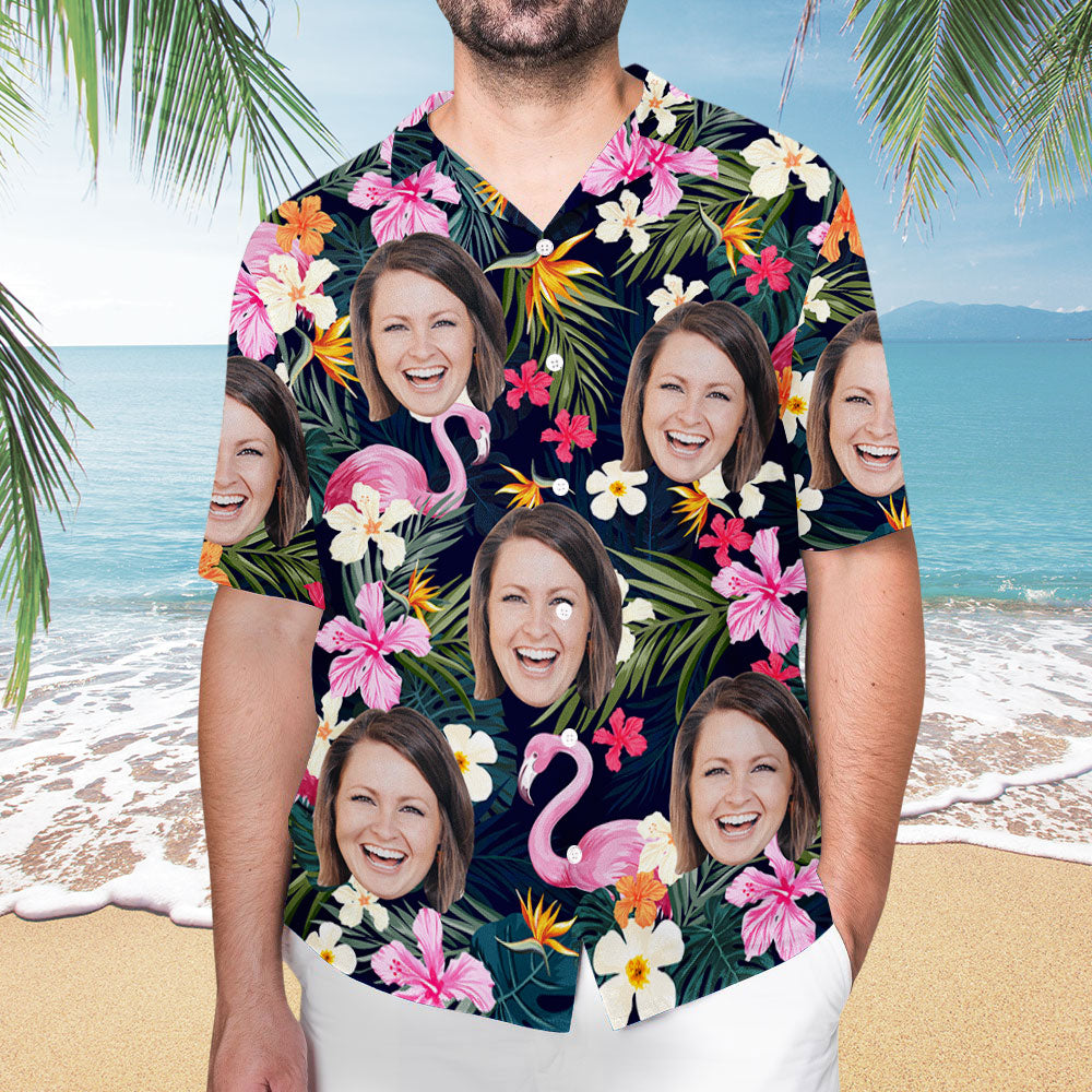 Personalized Custom Hawaiian Shirt with Funny Pet Face - Ideal Gift for Pet Lovers