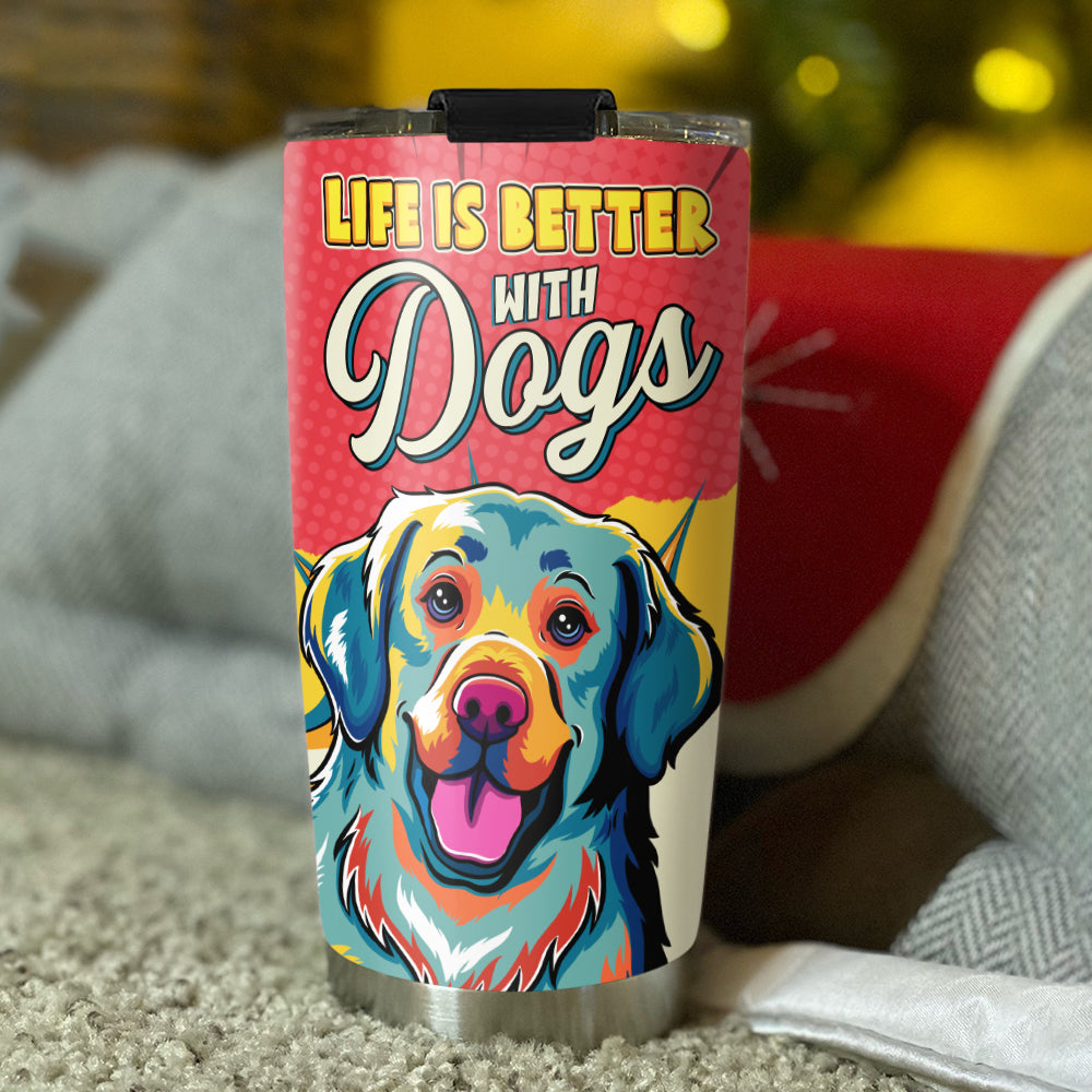 Life Is Better - 20oz Double - Walled Vacuum Insulated Tumbler with Thousands of Cool Designs