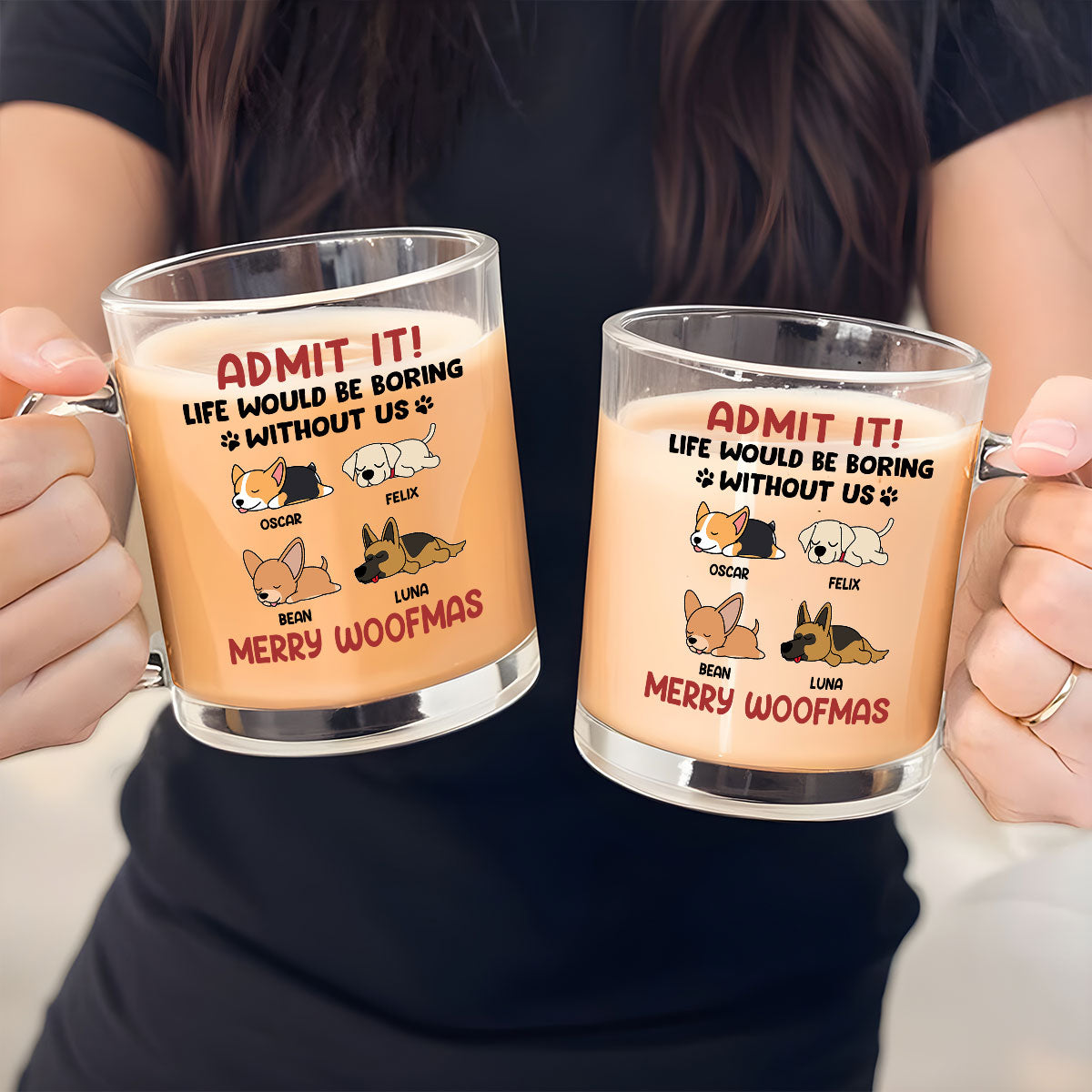 Personalized Custom Glass Mug - Make Your Drinkware Unique