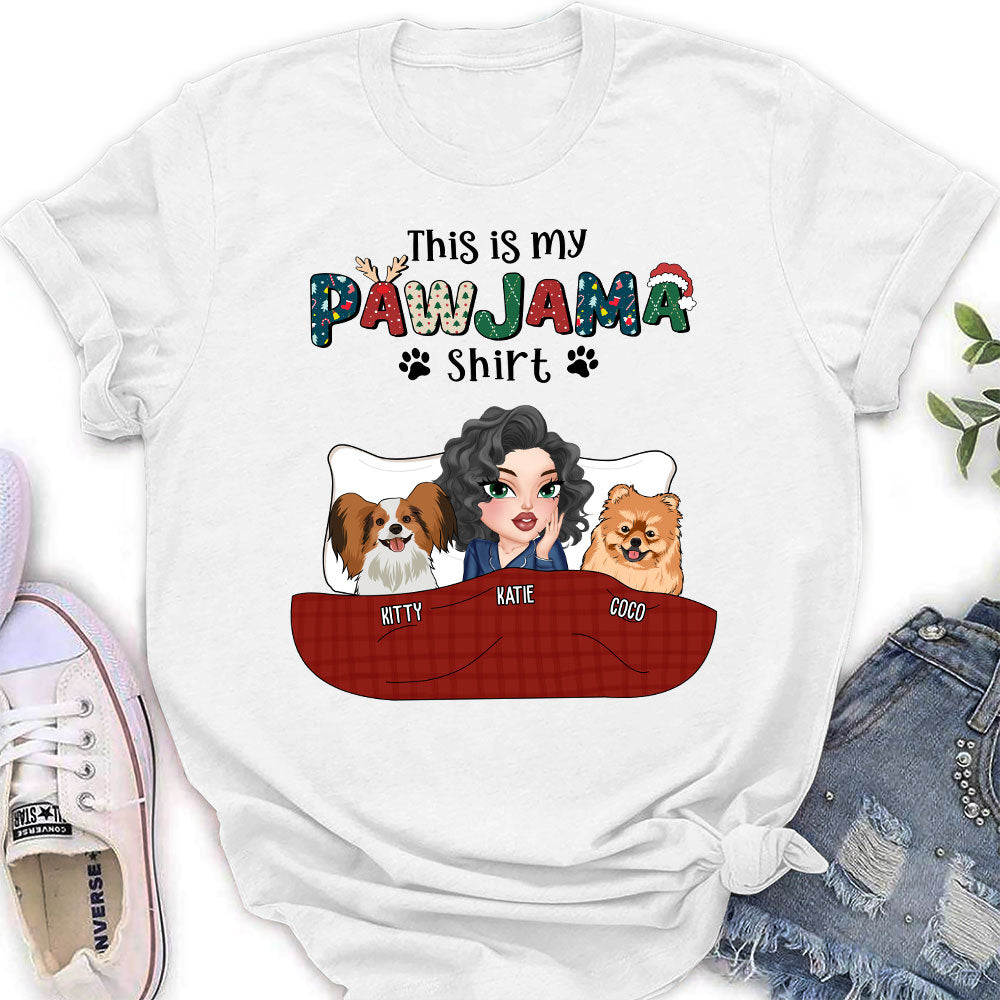 Personalized Pawjama Women's T-shirt - Ideal Gift for Pet Lovers