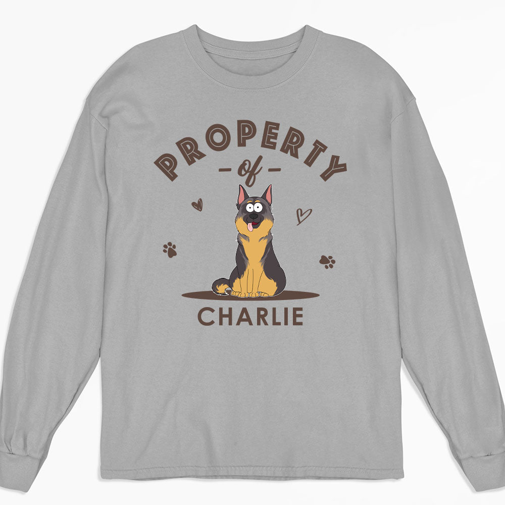 Customizable Personalized Long Sleeve T-shirt for Dog Lovers