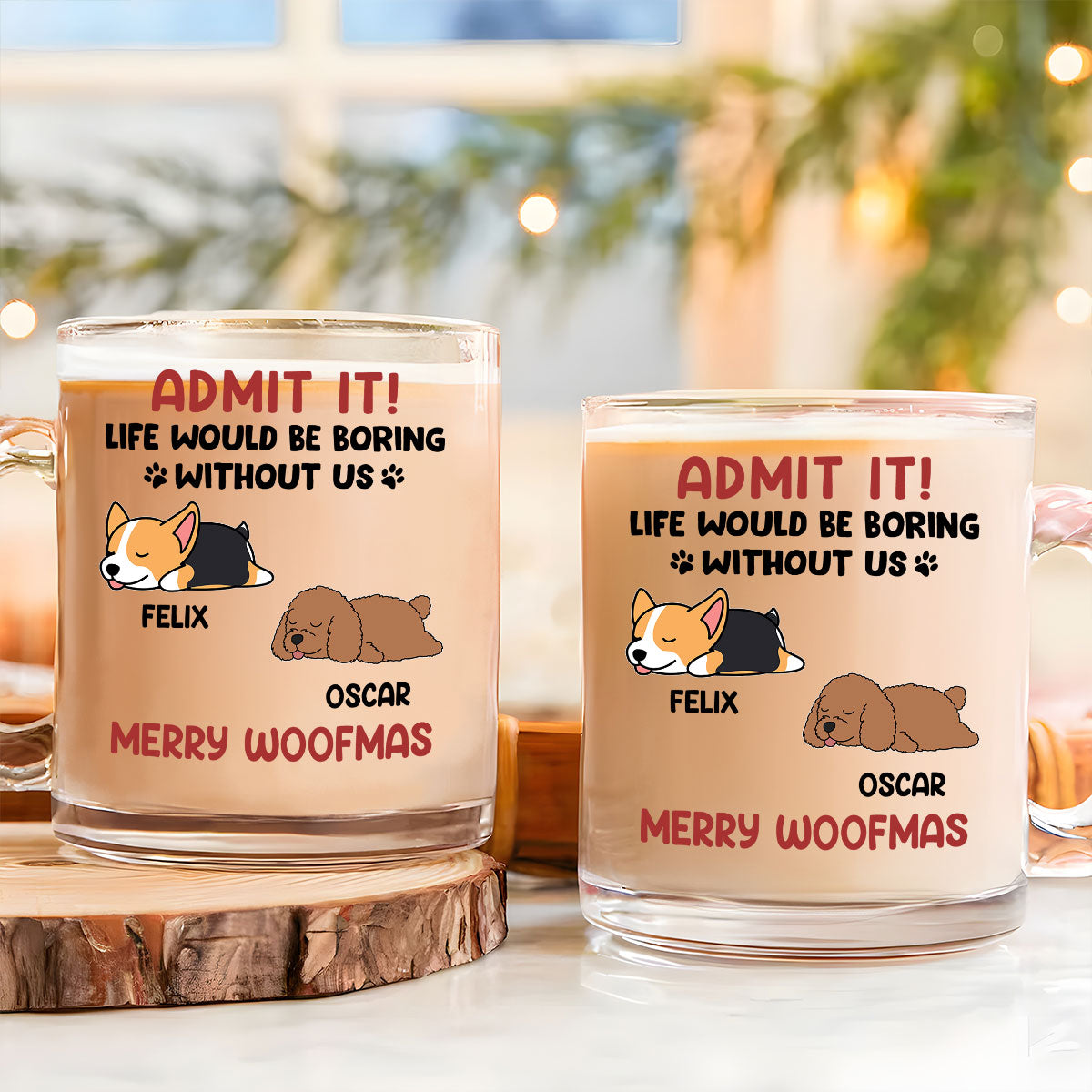 Personalized Custom Glass Mug - Make Your Drinkware Unique