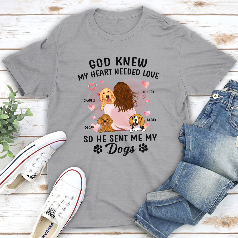 Personalized God Knew My Heart Unisex T-shirt - Ideal Gift for Pet Lovers