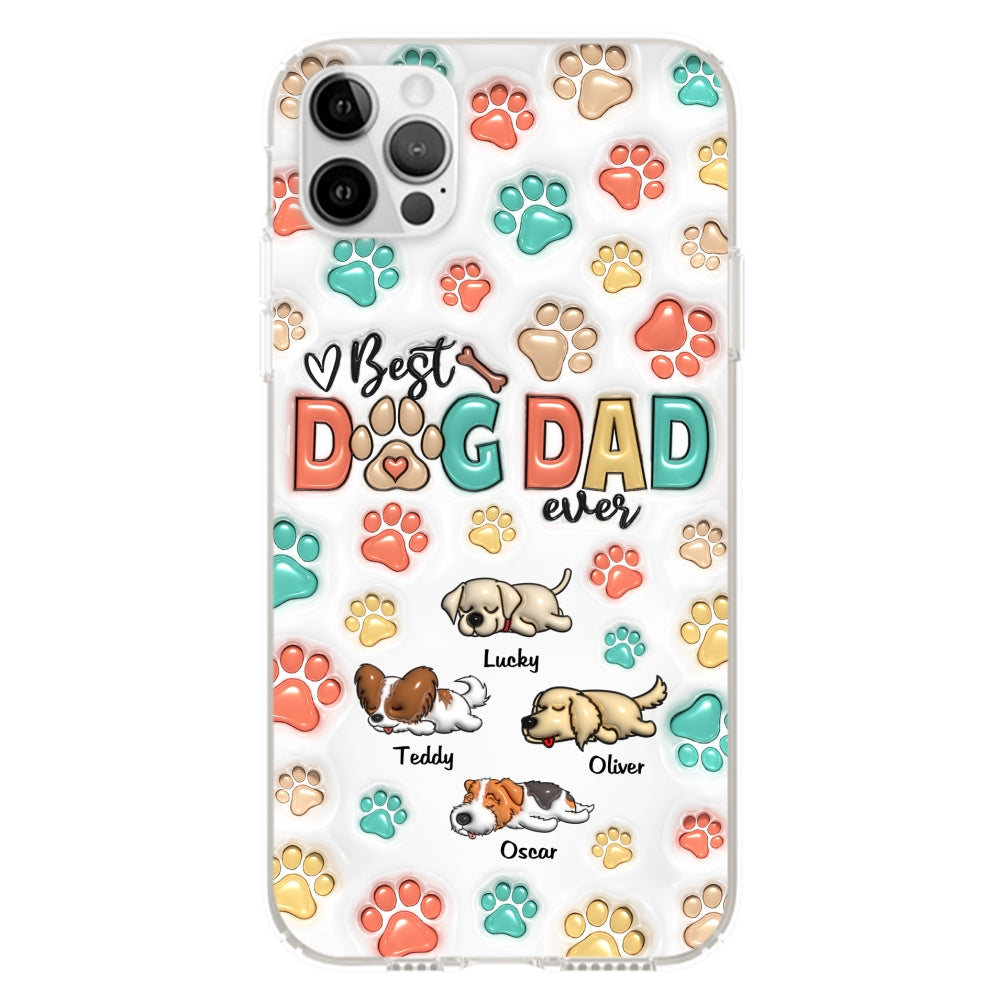 Best Fur Mom Ever! Personalized 3D Inflated Effect Custom Phone Case