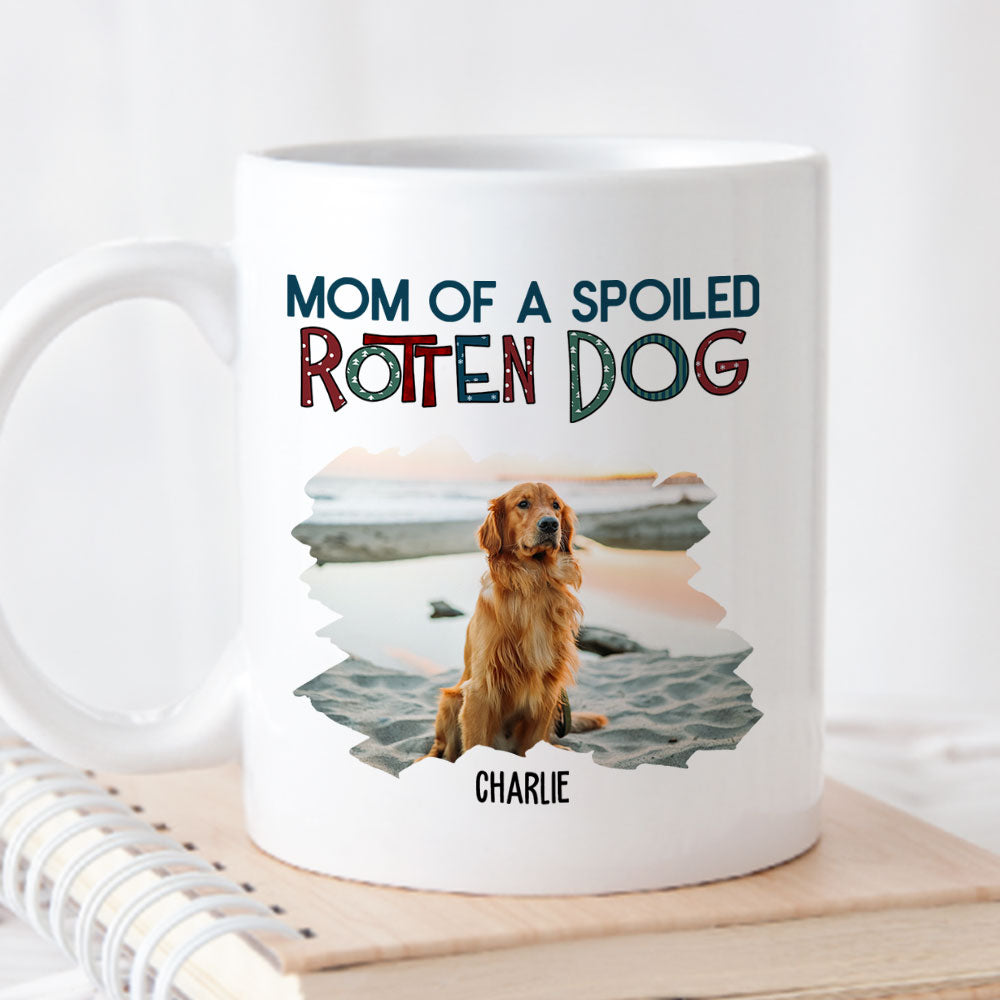Personalized Custom Coffee Mug for Spoiled Dog Dads