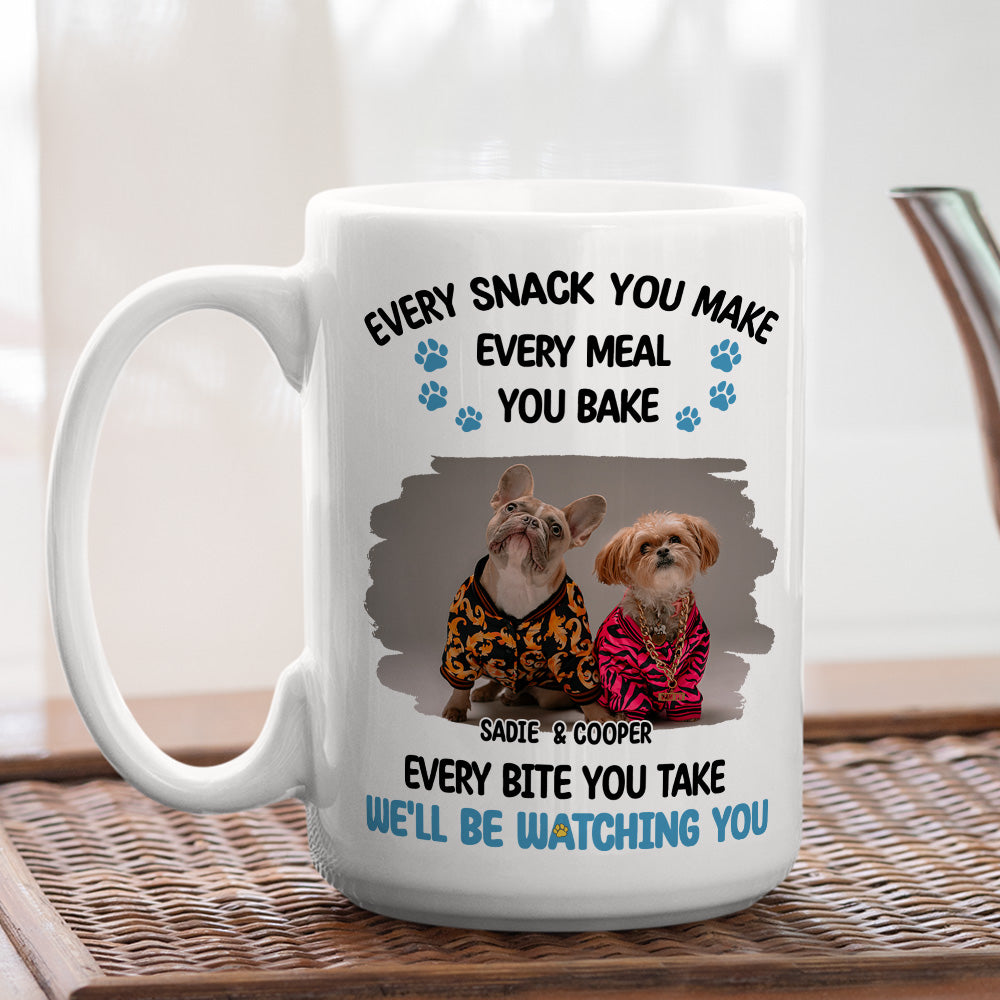 Personalized Always Watching You Photo Coffee Mug - A Unique Gift