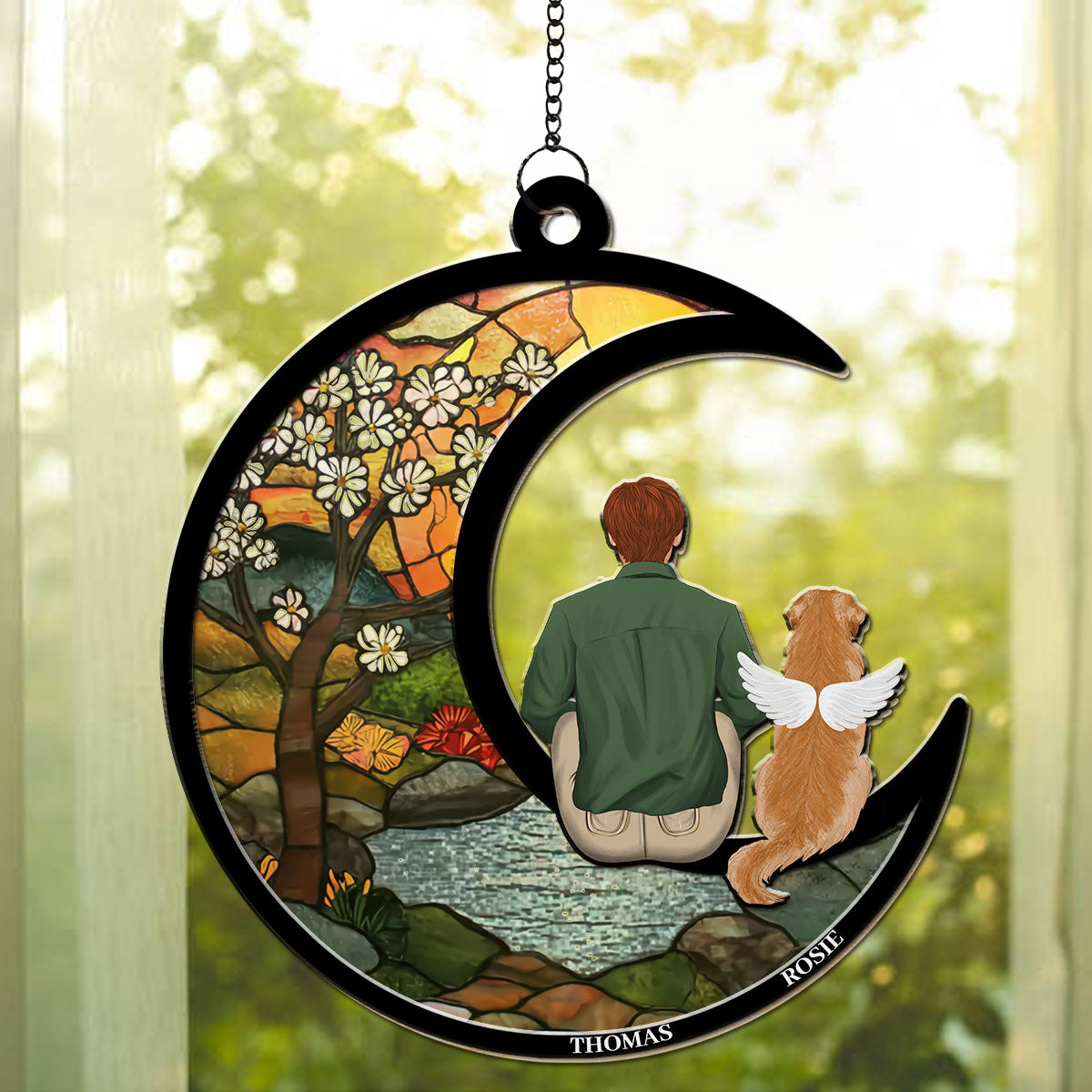 Personalized 'Until I See You Again' Custom Suncatcher - Ideal Decor & Gift