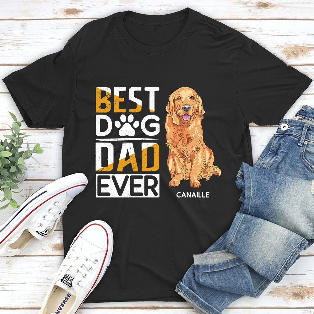 The Ultimate Personalized Custom Unisex T-shirt for Dog Dads