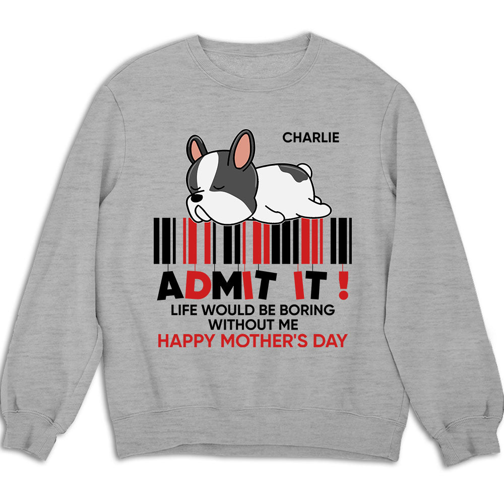 Happy Mothers Day - Customizable Personalized Sweatshirt for Pet Lovers