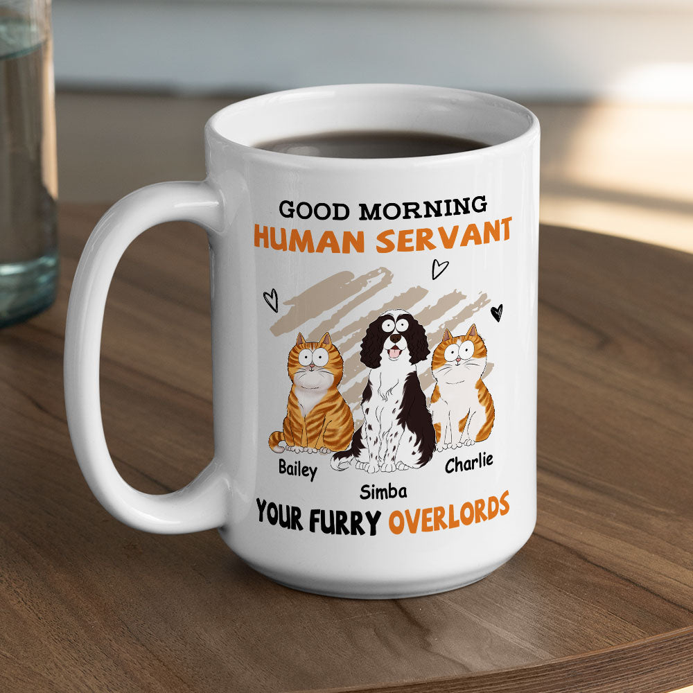 Good Morning Version 2 - Customized Personalized Coffee Mug for Pet Lovers