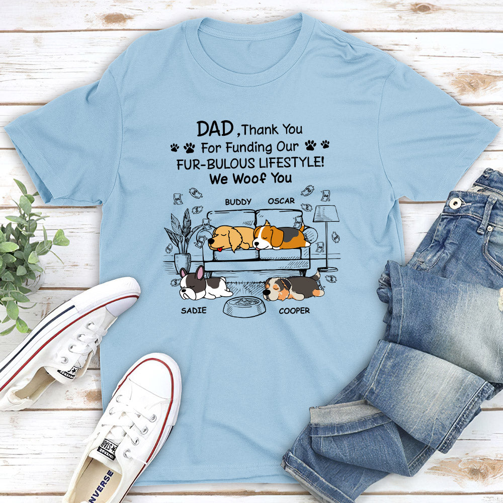 Fur-Bulous Personalized Unisex T-shirt: Ideal Gift for Pet Lovers