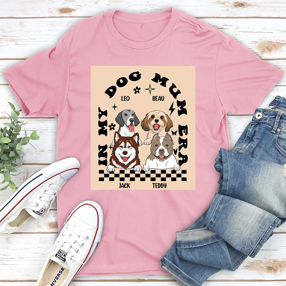 In My Dog Era - Customizable Unisex Personalized T - shirt for Pet Lovers
