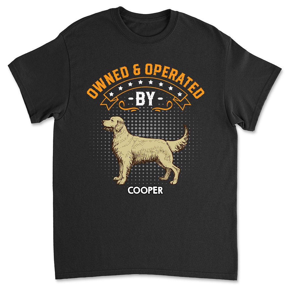 Personalized Unisex 'Owned By' T-shirt - Ideal Gift for Pet Lovers
