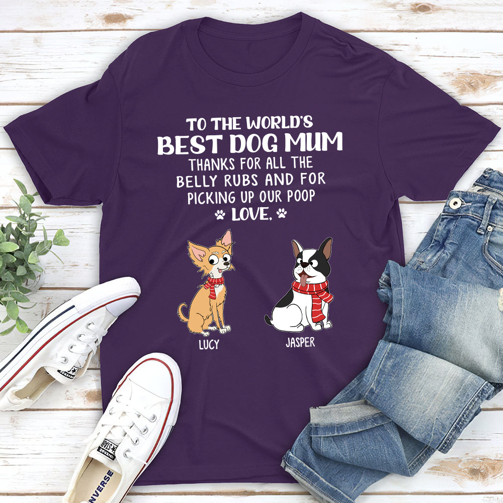 Personalized Custom Unisex Belly Rubs T-Shirt - Ideal Gift for Pet Lovers