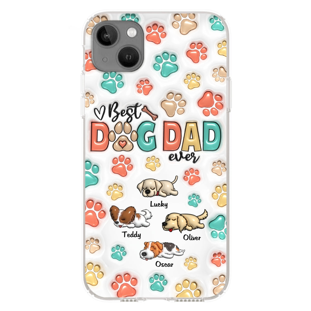 Best Fur Mom Ever! Personalized 3D Inflated Effect Custom Phone Case