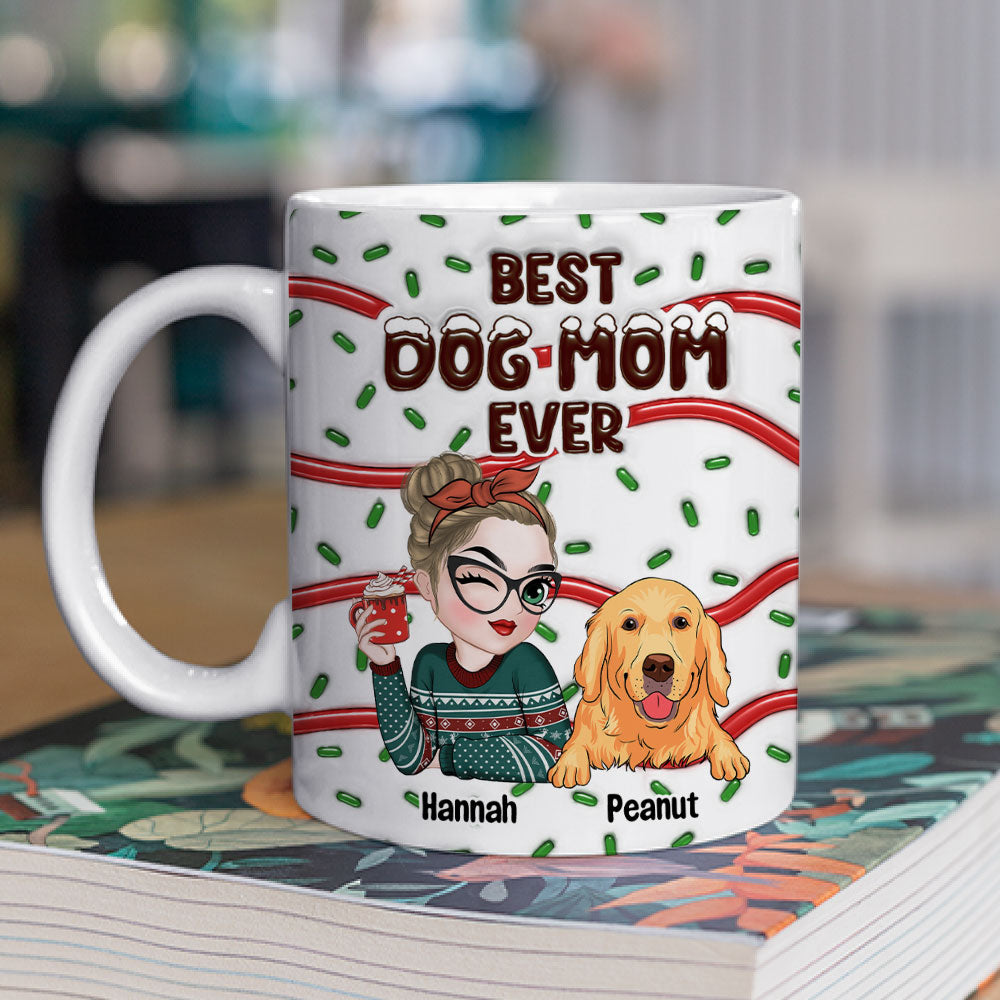 Top-Rated Personalized 3D Inflated Effect Mug for Fur Moms
