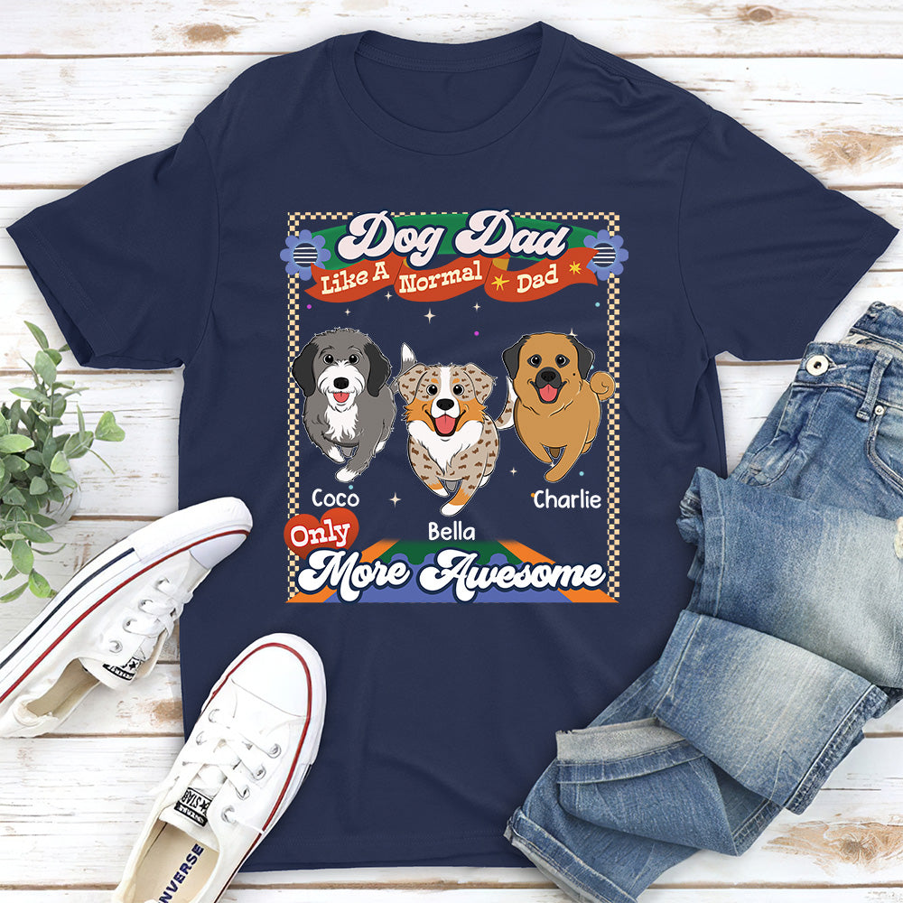 Personalized Unisex Pet Lover's T-shirt - Like A Normal Mom Version 2