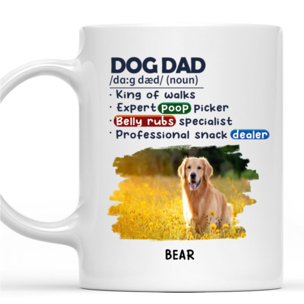 Personalized Custom Dog King Queen Of Walks Photo Coffee Mug - Ideal Gift for Loved Ones