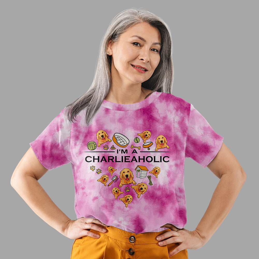 Dogaholic - Unique Personalized All-Over Print Comfortable T-Shirt