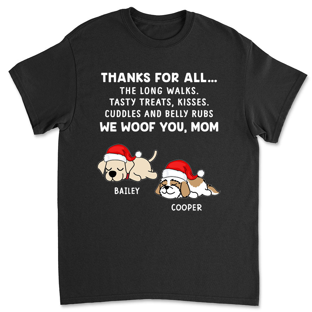 Personalized Custom Unisex Dog Appreciation T-shirt
