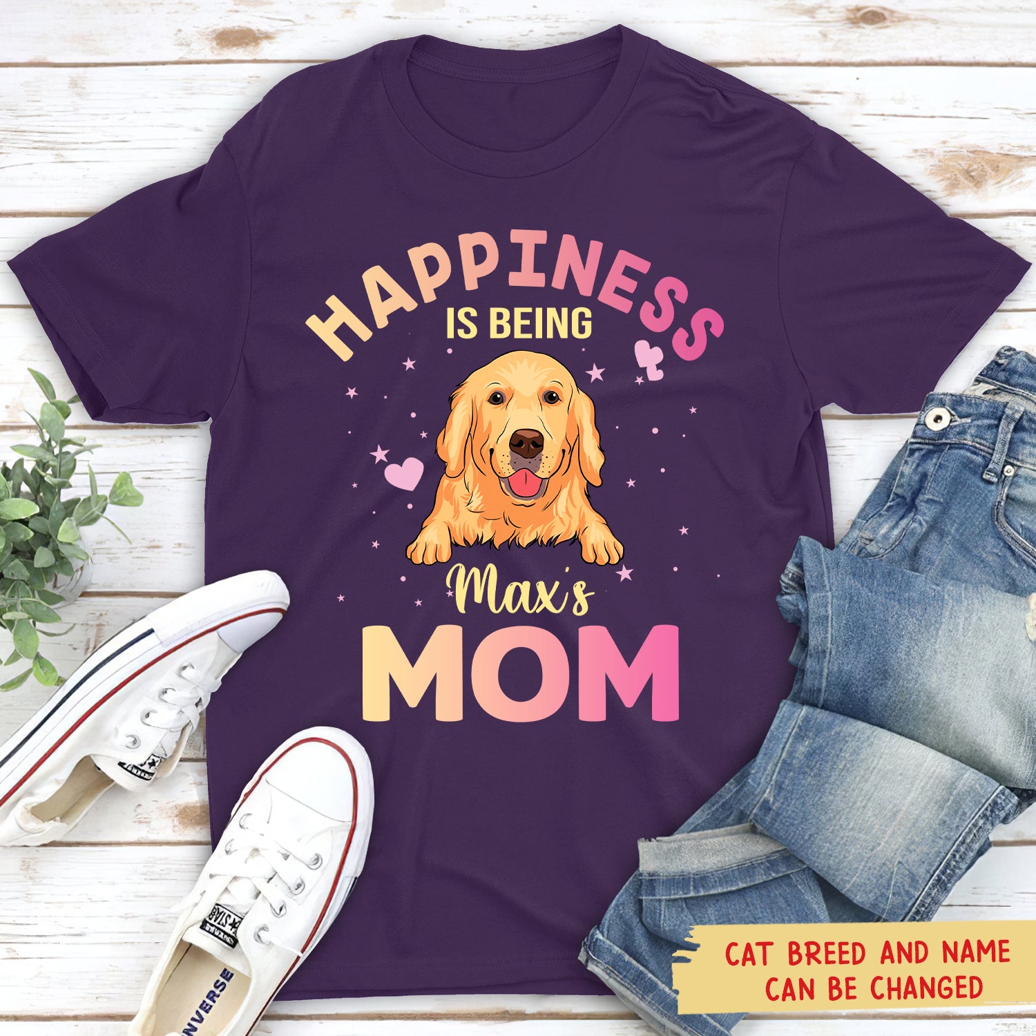Personalized Unisex 'Being A Dog Mom' T-shirt - Ideal Gift for Pet Lovers