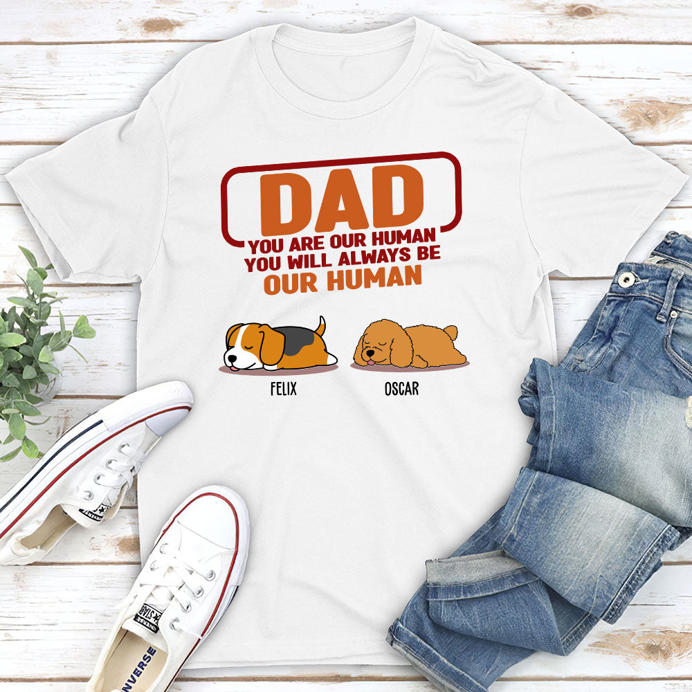 Always Human - Customizable Unisex Personalized Pet Lover T-shirt