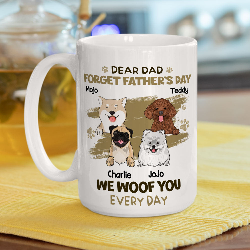 Personalized Custom Dog - Themed Coffee Mug for Everyday Use, Ideal for Dog Lovers