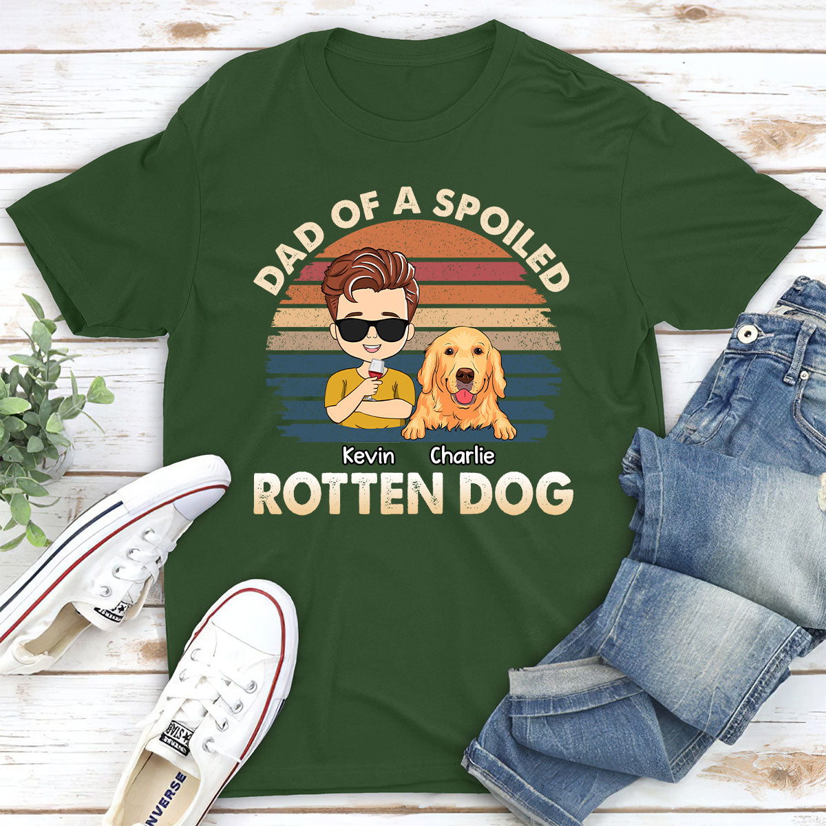 Rotten Dog Version 2 - Customizable Unisex Personalized T - shirt for Pet Lovers