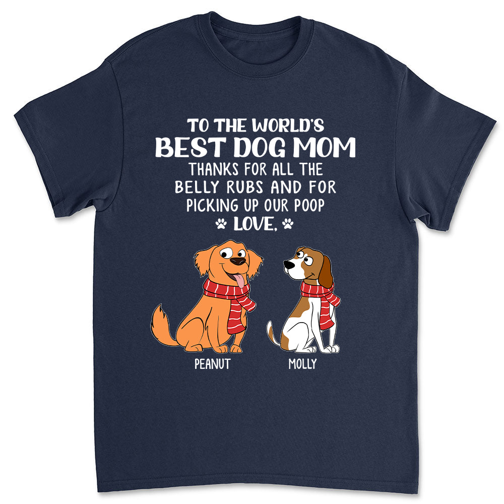 Personalized Custom Unisex Belly Rubs T-Shirt - Ideal Gift for Pet Lovers