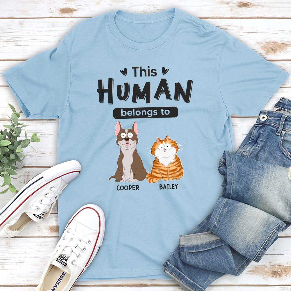 Customizable Unisex Pet Lover's Personalized T-shirt