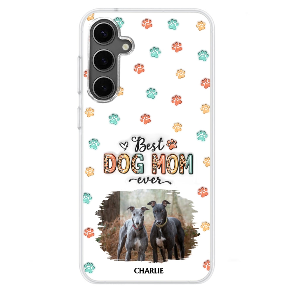 Best Dog Mom Forever - Personalized 3D Inflated Effect Custom Phone Case